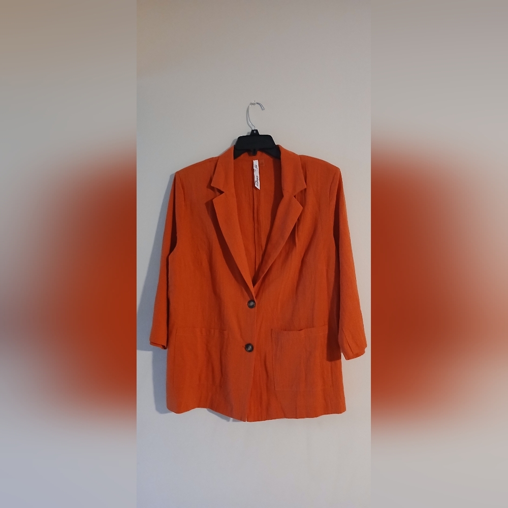 Collection B Fiery Orange Shirt